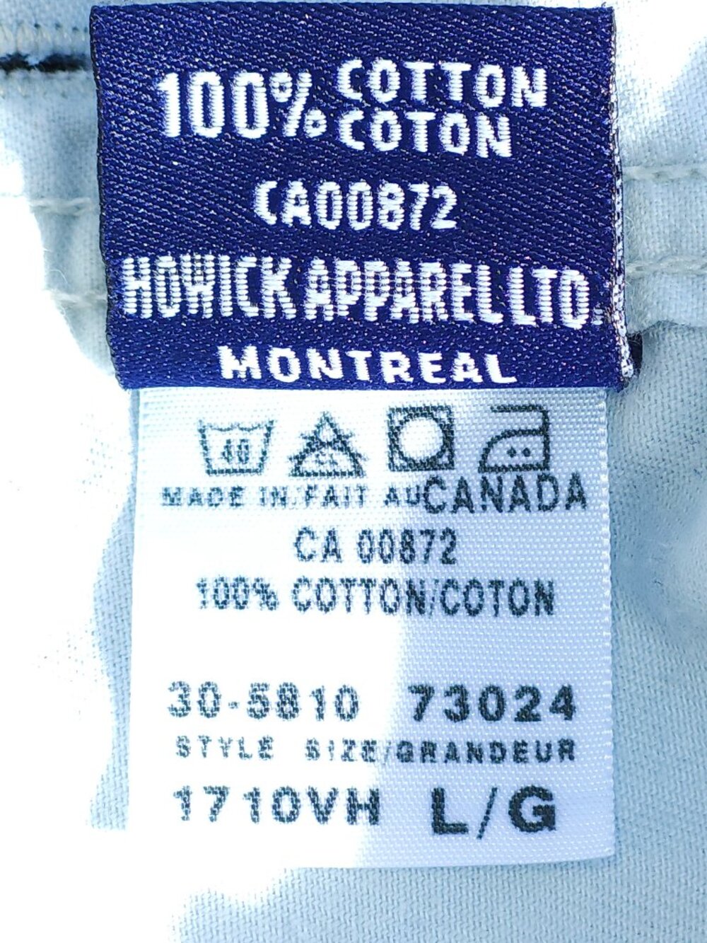 IKEDA Genuine Classic Overalls Men's Size Large Made in Canada Howick Apparel - Picture 7 of 7